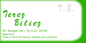 terez bilicz business card
