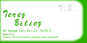 terez bilicz business card